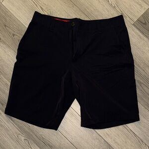 Under Armour Men's Black Flat Front Shorts